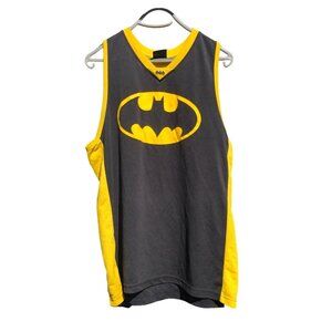 Batman DC Comics Mens Size L ? Basketball Jersey Tank Top Sleeveless Shirt #00